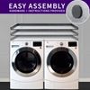Life Finds Black Marble Pattern Washer/Dryer 54 inch Countertop