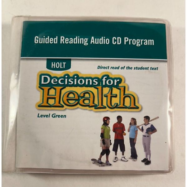 Holt Decisions for Health Guided Reading Audio CD Program Green 2007 0030787963