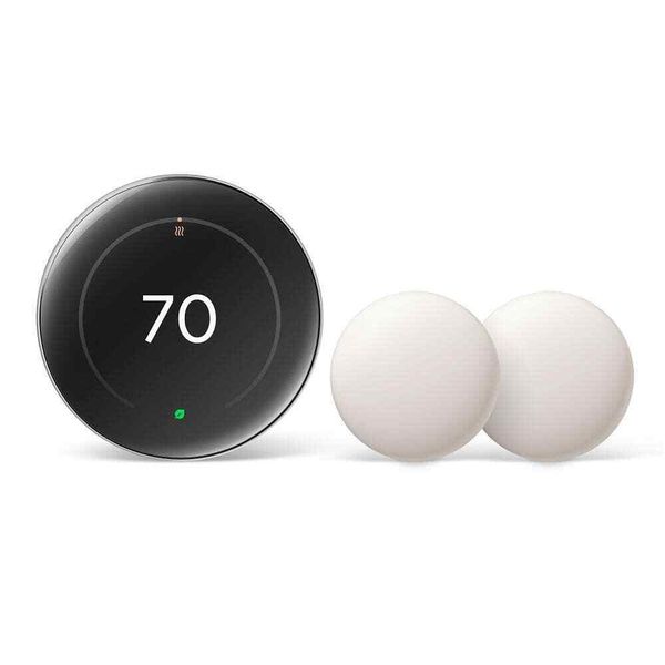 Nest Learning Thermostat(4th Gen)w/Nest Temperature Sensor(2nd Gen)2-Pack-Polish