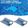 eMagTech 4Pcs USB-C Adapter Board USB 3.1 Type-C Female Adapter Board Type C Breakout Board Test PCB Board for Debugging, Troubleshooting, and Function Testing