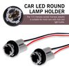 MLY 2 PCS T10 Bulb Socket, Multi-Function Pigtail Wiring Harness Socket, Light Socket Replacement for Brake Light, Side Mark, Turn Signal Light, Daytime Running Light (Grey)