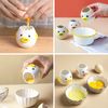 Cretosou 3 Pieces Egg Slicer Egg Separator Tool, Egg Cutter Egg Yolk Separator Kitchen Tools & Gadgets, Egg White Separator Multifunctional Egg Cutter Egg Handling Kit Kitchen Gadgets