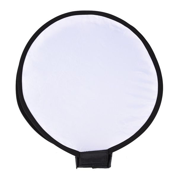 30cm / 40cm Mini Portable Softbox Foldable Round Beauty Dish Speedlite Flash Diffuser Softbox with Storage Bag Universal Round Softbox for Camera Speedlight (40CM)