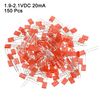 PATIKIL 2x5x7mm x LED Light Lamp Bulb, 150Pcs Rectangular Bright Lighting Emitting Diode for Electronic Component Indicator, Red