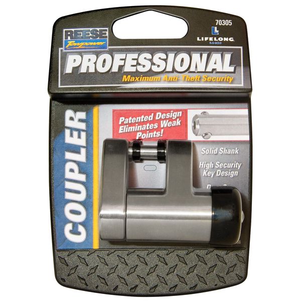 Reese Towpower 70305 Professional Chrome Coupler Lock