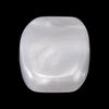 Laroal 6pcs White Pearl Guitar Tuning Peg Buttons Guitar Machine Head Oval Plastic Tuning Peg Knobs Replacement With Silver Screws