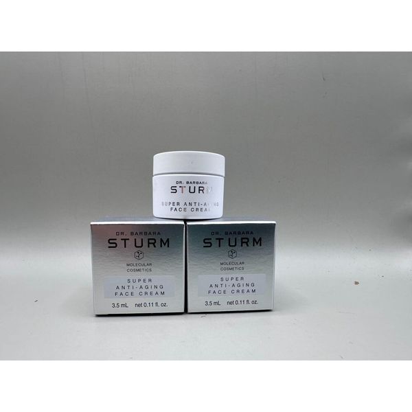 LOT OF 3 DR BARBARA STURM SUPER ANTI-AGING FACE CREAM 3.5ML*3 NIB