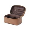 Francfranc Franc Bi-Color Vanity Pouch, Braun