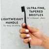 Moon Toothbrushes, Soft Bristle, White and Black Sleek Toothbrushes, 2 Pack