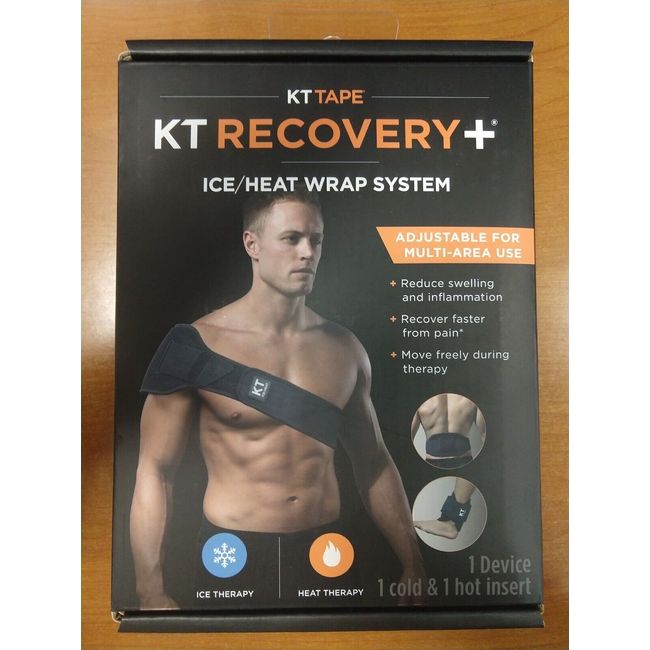 KT TAPE Recovery+ Compression Pad Therapy System Heat & Ice Packs - 8D