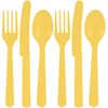 ASST PL CUTLERY - YELLOW SUNSH (12/96)