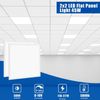 2x2 LED Panel Lights 4-Pack, 0-10V Dimmable, Edge-Lit 2x2FT LED Panel Lighting