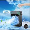 Portable air conditioner/air cooler fan with remote control