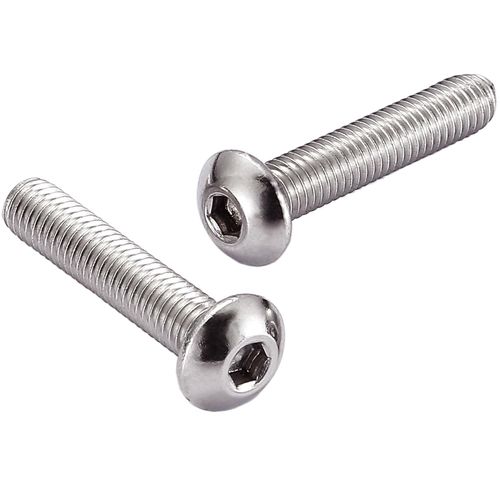 AMLOOPH M8 Bolts, M8 X 20mm Hex Socket Button Head Machine Bolts/Screws -Fully Threaded A2 304 Stainless Steel Hex Socket Screws M8 (Pack Of 20)