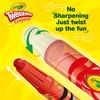 Crayola Twistables Crayons Coloring Set, Mini, Kids Indoor Activities at Home, 24 Count, Assorted