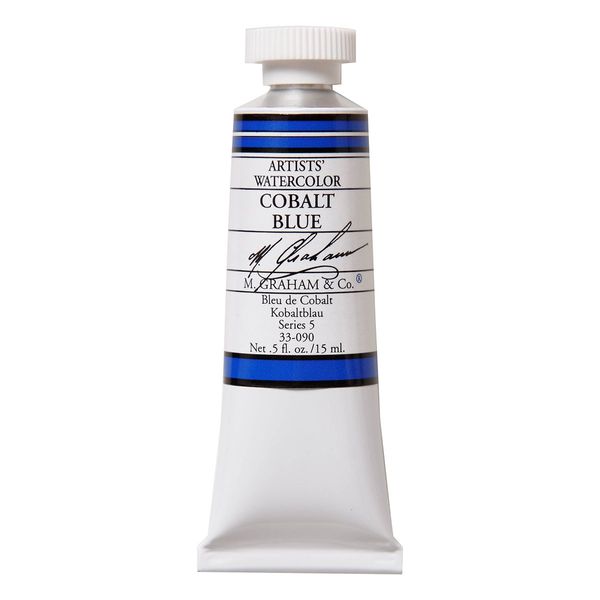 M. Graham 1/2-Ounce Tube Watercolor Paint, Cobalt Blue