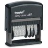 Trodat Rotating Stock Message Phrase Dater Self-Inking  Stamp (BLACK)