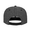 Flexfit Erwachsene Mütze Chambray-suede Snapback, Grey/Black, One size, 6089CH