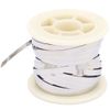 sourcing map 5M 16.4Ft 0.2x4mm Nichrome Flat Heater Wire for Heating Elements