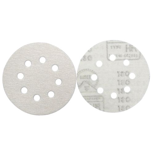 Sankyo Rikaku Electric Sander Round Magic File High-pitch Paper #180, 5 Sheets Φ4.9 inches (125 mm)