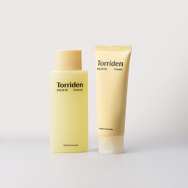 [2-piece set] Toriden Solidin Ceramide Cream 70ml + All Day Essence 100ml