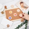 NBEADS 50 Pcs Beech Wooden Round Pieces, 5cm Unfinished Wood Circles Round Slices Wooden Cutouts Ornaments for DIY Crafts Painting Wedding and Home Decoration, 3.2mm Thick