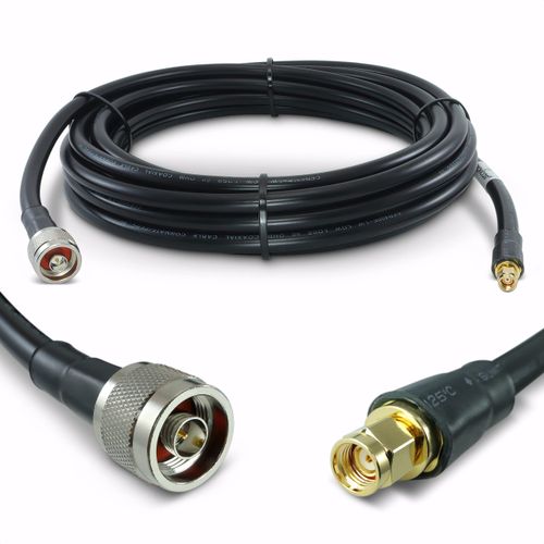 Proxicast 25 ft RP SMA Male to N Male Premium CFD400 Low-Loss Coaxial Cable (50 Ohm) for Connecting WiFi & Helium Miner (HNT) Hotspots to N-Female Antennas (Not for TV or Cellular) (ANT-310-420-25)