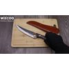 7inch Black Handmade Forged Sharp Kitchen Chef Knives Boning Knife Meat Cleaver