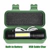 5 Pack Rechargeable LED Flashlight Tactical Police Super Bright Torch Zoomable