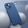 JETech Silicone Case Compatible with iPhone 13 6.1-Inch, Silky-Soft Touch Full-Body Protective Case, Shockproof Cover with Microfiber Lining (Blue Jay)