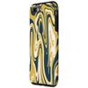iPhone 7 Plus/8 Plus Retro Abstract Art Liquid Swirl Pattern Blush Navy Mustard Case