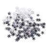 Robelli Christmas Metallic Shiny Multicolour Silver Snowflake Table Confetti (1)