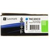 Lexmark 74C20C0 Original Laser Toner - Cyan