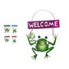 Garden Frog welcome Plaque