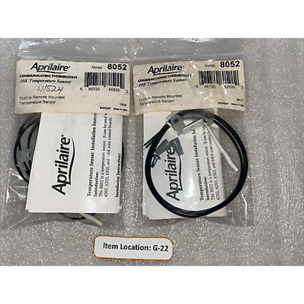 Aprilaire 8052 Outdoor/Duct Mount Temperature Sensor Lot of 2