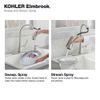 KOHLER Elmbrook Pull-Down Sprayer Kitchen Faucet in Vibrant Stainless