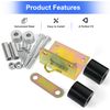 For Peterbilt 379 Lower Roller Bracket Kit Bundle with Rollers & Hardware - Driver Left Side,replace 13-04401M002,13-03593,13-04667,13-04413SPL,13-04401M001