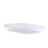 Todocama - Fitted sheet in extra soft brushed microfibre. (Bed 200 x 190/200 cm, White)
