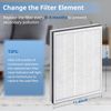 2 Pack HEPA Replacement Filter for LEVOIT Vital 100 Air Purifier, H13 Carbon Set