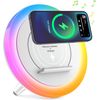 DTIDMI Night Light Bluetooth Speaker,Wireless Charger Stand LED Music Lamp