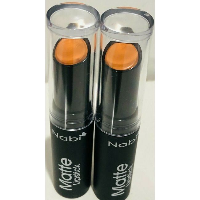 NABI Matte Lipstick MLS55 BABY ORANGE 2 PACK