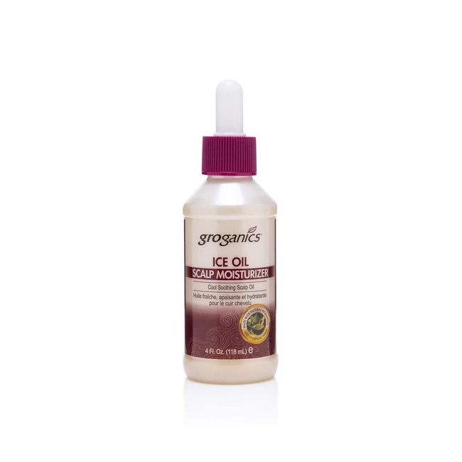 Groganics Medigro Ice Oil Cools & Moisturizes Scalp 4 oz