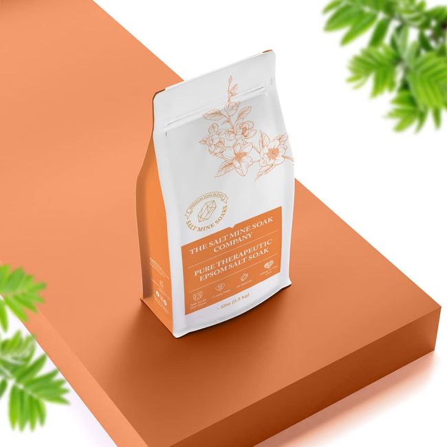 Tea Tree Pure Therapeutic Epsom Fine Grain (.3mm) Salt Soak 15 lbs - Custom - Blue