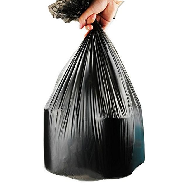 Nicesh nicesh small trash bags, 6 gallon office garbage bag, black