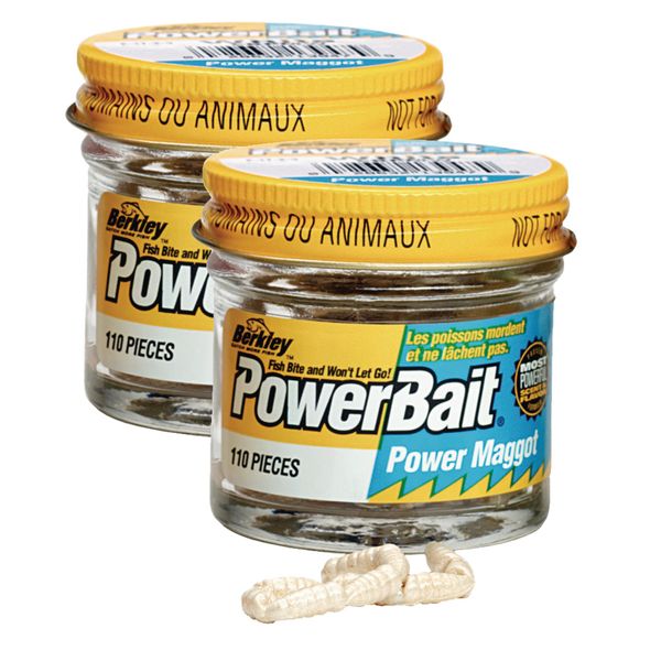 BERKLEY Powerbait Micro Maggots - White (110)
