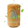 [2025 New, Multi-function] Humidifier, Aroma Diffuser, Small, Tabletop, Type-C Rechargeable, Ultrasonic Type, Large Capacity, 6.1 fl oz (230 ml), Aroma Compatible, RGB Light, Auto Shut-off Function