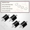 4 Pack 10666A Replacement Spring Mount Kit Compatible with Clarke 10666A 18 Floor Sander - Durable, Smooth Operation and Reduced Vibration