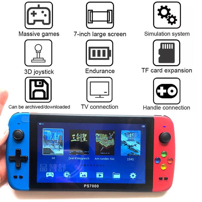 New Coming Handheld Game Player X50 Max Classic Games 5.1 inch Game  Console