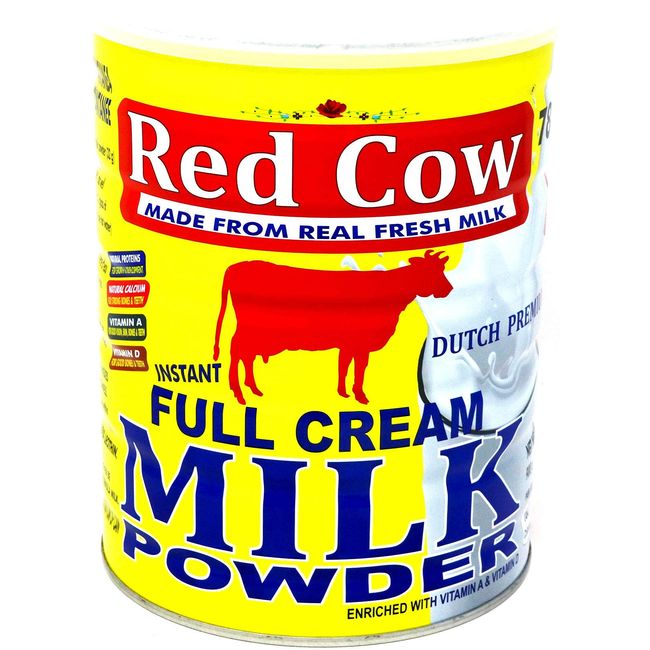 Red Cow Full Cream Milk Powder 900g, Made from Fresh Milk, Dutch Premium, Product of Netherlands