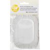 Wilton Baking Cups White Petite Loaf 50 pack (6-Pack)